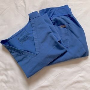 Ciel blue figs scrubs